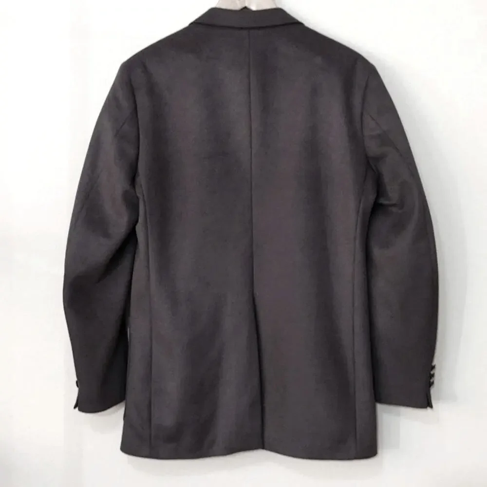 WFF by Farah Designer Series Charcoal Microfiber Suede Sports Coat Blazer
